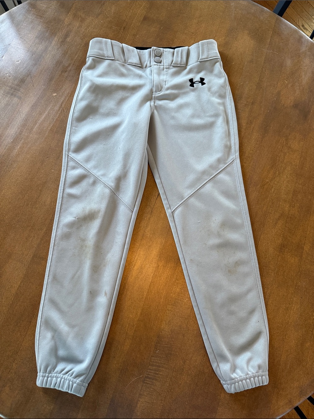 Under Armour Grey Kids' Athletic Jogger Pants Baseball